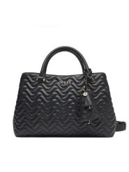 Guess Torebka Melisandra HWQG96 53070 Czarny. Czarne torebki do ręki damskie Guess, z aplikacjami, ze skóry, bez dodatków. Za 489.99 zł.