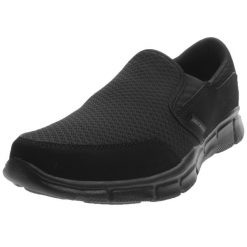 Buty sportowe Sneakersy męskie, Skechers Equalizer. Czarne buty sportowe męskie Skechers, bez zapięcia, trekkingowe. Za 309.99 zł.