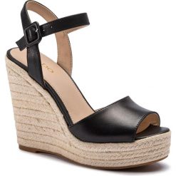 Espadryle ALDO - Ybelani 59192465 97. Czarne klapki damskie Aldo, bez wzorów, ze skóry ekologicznej, bez obcasa, na obcasie. W wyprzedaży za 319.00 zł.