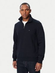 Tommy Hilfiger Bluza Essential MW0MW36510 Granatowy Regular Fit. Niebieskie bluzy męskie Tommy Hilfiger, m, bez wzorów, z bawełny, bez kaptura. Za 529.99 zł.