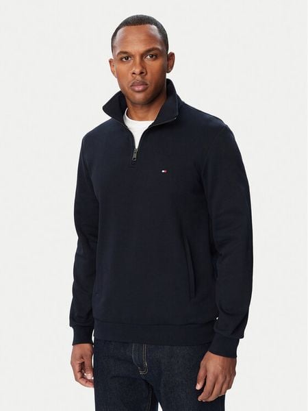 Tommy Hilfiger Bluza Essential MW0MW36510 Granatowy Regular Fit. Niebieskie bluzy męskie Tommy Hilfiger, m, bez wzorów, bez kaptura. Za 529.99 zł.