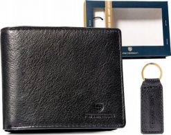Peterson Zestaw Prezentowy: Skórzany Portfel Męski I Brelok. Portfele męskie Peterson, bez wzorów. Za 154.00 zł.