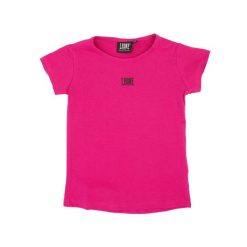 Energetyczna koszulka dla dziewczynki. Czerwone bluzki dla dziewczynek LEONE 1947 APPAREL, bez wzorów, bez kołnierzyka, bez ramiączek. Za 63.11 zł.