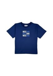 Szorty chłopięce Moschino niebieski. Niebieskie szorty dla chłopców MOSCHINO, bez wzorów, z materiału, sportowe. Za 446.50 zł.