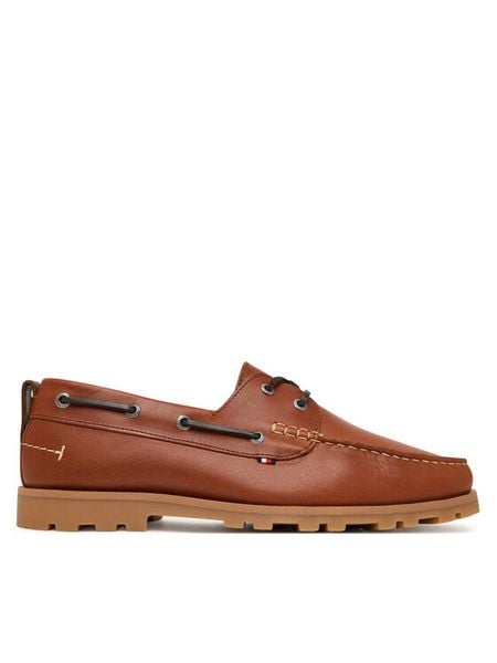 Tommy Hilfiger Mokasyny Light Lth FM0FM05746 Brązowy. Brązowe mokasyny męskie Tommy Hilfiger, ze skóry. Za 351.99 zł.