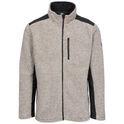 Bluza Polarowa Męska Farantino. Brązowe bluzy męskie Trespass, m, bez wzorów, z polaru, bez kaptura, trekkingowe. Za 215.99 zł.