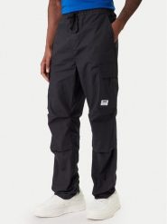 HUGO Spodnie materiałowe Gadic242 50545643 Czarny Relaxed Fit. Czarne spodnie materiałowe męskie Hugo, l, bez wzorów, z bawełny. Za 599.99 zł.