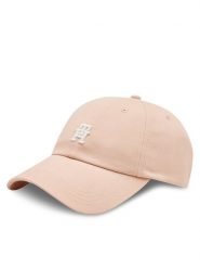 Tommy Hilfiger Czapka z daszkiem Utility Soft Cap AW0AW16363 Różowy. Czerwone czapki i kapelusze damskie Tommy Hilfiger, bez wzorów, z materiału. Za 119.99 zł.