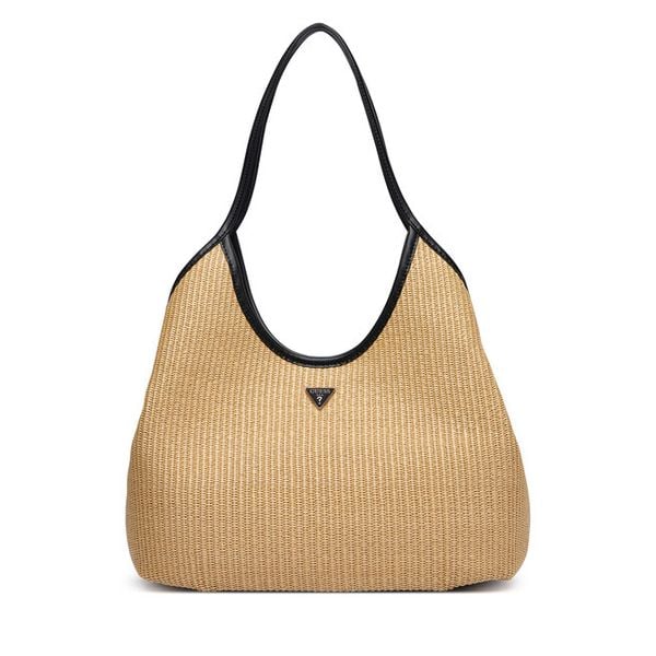 Torebka Guess. Brązowe torebki do ręki damskie Guess, z aplikacjami, klasyczne, bez dodatków. Za 674.99 zł.