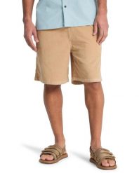Szorty z kordu dla Mężczyzn TAXER 18" Brązowy. Brązowe szorty męskie Quiksilver, m, bez wzorów, z bawełny. Za 239.99 zł.