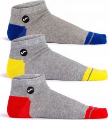 Joma Skarpety męskie Gark 3 pak 400978-000 szary r. 43-46. Szare skarpety męskie Joma, bez wzorów. Za 13.99 zł.