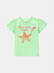 Coccodrillo T-Shirt WC4143202OWN Zielony Regular Fit. Zielone t-shirty i topy dla dziewczynek COCCODRILLO, bez wzorów, z bawełny, bez ramiączek. Za 29.99 zł.