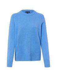 Franco Callegari Sweter z dzianiny merino Kobiety drobna dzianina niebieski, XL. Niebieskie swetry damskie Franco Callegari, xl, bez wzorów, z dzianiny, bez kołnierzyka, bez ramiączek, bez kaptura. Za 349.95 zł.