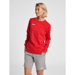 Bluza do piłki ręcznej damska Hummel Go Cotton Sweatshirt Woman. Czerwone bluzy sportowe damskie Hummel, s, bez wzorów, bez kaptura, do piłki ręcznej. Za 139.99 zł.
