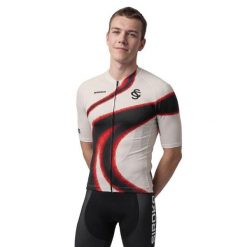 Męska koszulka rowerowa z krótkim rękawem Real Sporting de Gijón x Siroko Ko. Brązowe buty sportowe męskie SIROKO, m, bez wzorów, bez kołnierzyka, bez ramiączek, rowerowe. Za 339.00 zł.