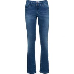 Dżinsy ze stretchem STRAIGHT bonprix niebieski. Niebieskie jeansy damskie bonprix. Za 89.99 zł.