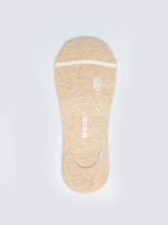 Stopki damskie bawełniane beżowe Nastka 801. Brązowe skarpety damskie Big Star, bez wzorów, z bawełny. Za 19.99 zł.