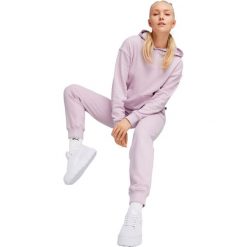 Dres Puma Loungewear Suit Tr, Kobiety. Fioletowe obuwie sportowe damskie Puma, bez wzorów, z bawełny, na fitness i siłownię. W wyprzedaży za 271.05 zł.