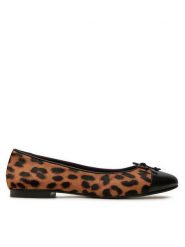 Tory Burch Baleriny 154509 Brązowy. Brązowe baleriny damskie Tory Burch, bez wzorów, ze skóry, bez obcasa. Za 1,049.00 zł.