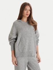 Calvin Klein Underwear Bluza LV00QS7568 Szary Regular Fit. Szare bluzy damskie Calvin Klein Underwear, xl, bez wzorów, z syntetyku, bez kaptura. Za 349.99 zł.