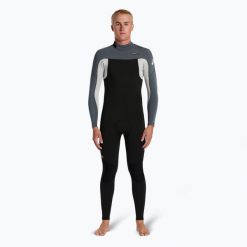 Pianka do pływania męska Quiksilver Everyday Sessions 3/2 mm Back Zip black/ash. Czarne buty sportowe męskie Quiksilver, bez zapięcia, rowerowe. Za 719.99 zł.