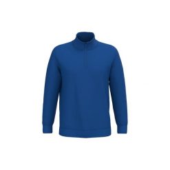 Bluza rozpinana Kariban. Niebieskie bluzy męskie KARIBAN, m, bez wzorów, z bawełny, bez kaptura. Za 191.00 zł.