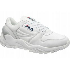 Buty do chodzenia damskie Fila Orbit CMR Jogger L Low. Białe obuwie sportowe damskie Fila, bez wzorów, z materiału, trekkingowe. Za 249.99 zł.