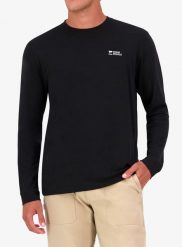 Longsleeve Mons Royale Icon Merino Long Sleeve. Czarne bluzki z długim rękawem męskie Mons Royale, l, bez wzorów, z elastanu, klasyczne, bez kołnierzyka. Za 434.49 zł.