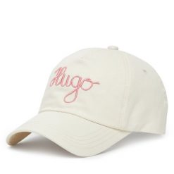 Czapka z daszkiem HUGO. Czapki i kapelusze damskie Hugo, bez wzorów. Za 119.99 zł.