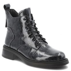 Niebieskie Botki S.Barski Ocieplane Buty Damskie. Niebieskie kozaki damskie S.BARSKI, bez obcasa. Za 348.99 zł.