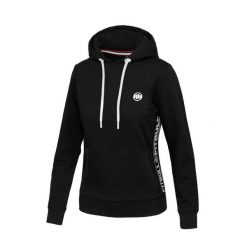 Bluza damska Pitbull z kapturem French Terry La Canada. Czarne bluzy damskie PITBULL, xs, bez wzorów, z kapturem. Za 219.00 zł.