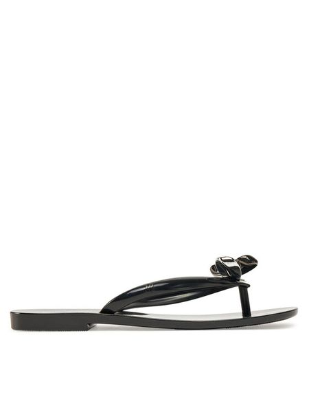 Melissa Japonki Melissa Harmonic Chrome X Ad 35997 Czarny. Czarne klapki damskie Melissa, bez wzorów, z tworzywa sztucznego, bez obcasa. Za 269.99 zł.