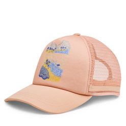 Czapka z daszkiem Roxy. Brązowe czapki i kapelusze damskie Roxy, bez wzorów. Za 69.99 zł.