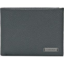 Calvin Klein - Portfel skórzany. Szare portfele męskie Calvin Klein, z materiału. Za 269.90 zł.