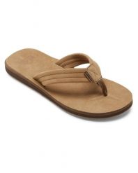 Klapki plażowe dla Mężczyzn CARVER SUEDE PLUS Beżowy. Brązowe klapki męskie Quiksilver, z gumy. Za 189.99 zł.