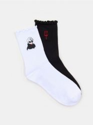 Skarpetki 2 pack The Devil Wears Prada - wielobarwny. Skarpety damskie Sinsay, bez wzorów. Za 12.99 zł.