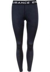 Damskie legginsy Endurance Power. Czarne legginsy sportowe damskie Endurance, l, bez wzorów, z elastanu, do biegania. Za 147.00 zł.