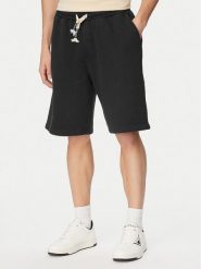 Guess Szorty materiałowe M6GD15 K3021 Czarny Regular Fit. Czarne szorty męskie Guess, m, z aplikacjami, z bawełny. Za 344.99 zł.