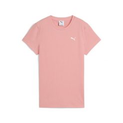 Damska koszulka prążkowana ESS ELEVATED PUMA Pink Fruit. Czerwone koszulki sportowe damskie Puma, s, bez wzorów, prążkowane, bez kołnierzyka, bez ramiączek. W wyprzedaży za 69.00 zł.