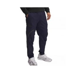 Spodnie dresowe Under Armour UNSTOPPABLE CARGO. Niebieskie spodnie sportowe męskie Under Armour, xs, bez wzorów, z dresówki, na fitness i siłownię. Za 457.25 zł.