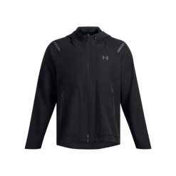 Kurtka Under Armour Unstoppable Left Chest. Czarne kurtki męskie Under Armour, xl, bez wzorów, z materiału, z kapturem. Za 470.10 zł.