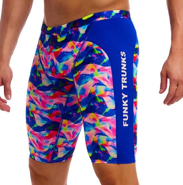 Spodenki do pływania Jammery Funky Trunks Wet Wave. Brązowe kąpielówki męskie FUNKY TRUNKS, m, bez wzorów, z elastanu, do pływania. Za 219.00 zł.