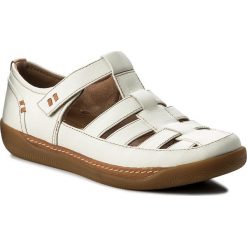 Sandały CLARKS - Un Haven Cove 261332824 White Leather. Klapki damskie marki Clarks. W wyprzedaży za 229.00 zł.