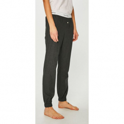 Calvin Klein Underwear - Spodnie piżamowe. Szare piżamy damskie Calvin Klein Underwear, z bawełny. Za 179.90 zł.