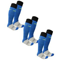 Skarpety piłkarskie C164 niebieskie 3 pary. Czarne legginsy sportowe męskie Legea, bez wzorów. W wyprzedaży za 76.50 zł.