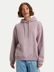 Roxy Bluza Surf Stoked Brushed ERJFT05046 Fioletowy Regular Fit. Fioletowe bluzy damskie Roxy, s, bez wzorów, z bawełny, bez kaptura. Za 239.99 zł.