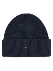 Tommy Hilfiger Czapka Flag AW0AW19102 Granatowy. Niebieskie rękawiczki damskie Tommy Hilfiger, na zimę, bez wzorów, z bawełny. Za 189.99 zł.