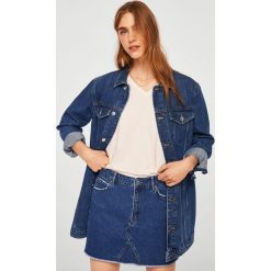 Mango - Spódnica Musthave. Szare spódnice damskie Mango, z bawełny. Za 119.90 zł.