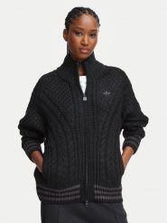 Adidas Kardigan Cable Knit Firebrid Track Top KT2289 Czarny Regular Fit. Czarne kardigany damskie Adidas, s, bez wzorów. Za 599.99 zł.