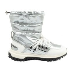 Buty śniegowce Colmar Warmer Freeze 204 srebrny. Szare śniegowce i trapery damskie z gumy, przed kolano. Za 518.78 zł.